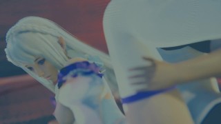 Re:Zero - Emilia & Subaru Fuck For The First Time