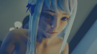 Re:Zero - Emilia Takes It Doggy Style