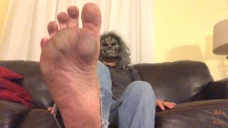 Zombie Gay Dirty Foot Worship POV