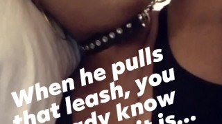 When daddy pulls that leash...U ALREADY KNOW WHAT'S ABOUT TO GO DOWN!!! 