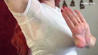 Sweating Through My T-Shirt - Sweaty Hairy Armpits Preview