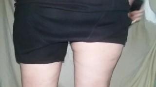 spanking Hard With Belt and Teasing While Moaning 