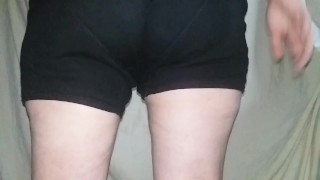 spanking Hard With Belt and Teasing While Moaning 