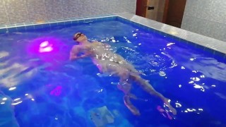 whore swims in my pool