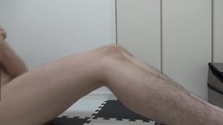 全裸トレーニング始めました。手の血管フェチの方見てください
