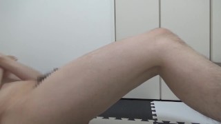 全裸トレーニング始めました。手の血管フェチの方見てください