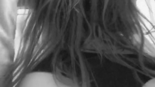 Black and White Booty Tease