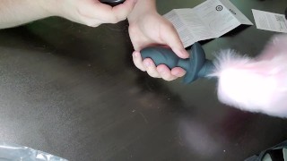 Wireless Tail Butt Plug Sohimi Anal Vibrator Foxtail Plug Diameter 35 mm Wagging Automatically