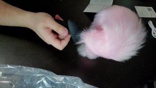 Wireless Tail Butt Plug Sohimi Anal Vibrator Foxtail Plug Diameter 35 mm Wagging Automatically