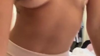 Camel Toe teasing my husband 