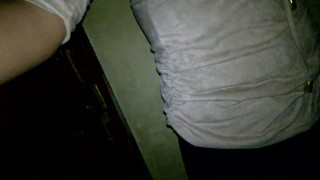 LITTLE LATIN  SUCKS ME AND IS SCARED BECAUSE MY DICK REACHES HER THROAT