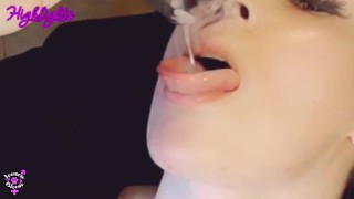 Massage Chair Makes me Cum & I Eat It - Jessica Bloom