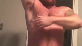 Sexy Big Dick Musclebear Flexing Naked P2 Hot Alpha Bear OnlyfansBeefBeast 