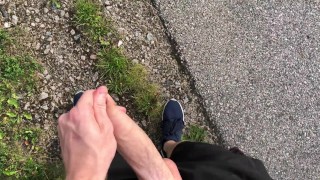 Train station dick flashing. Amateur exhibitionist jerk-off | Johann Wood