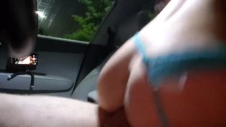 2nd Camera: Stranded in the Rain Fucked in the Car (Screaming Orgasm)