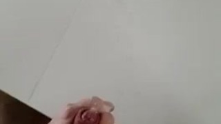 Slow motion huge cumshot!