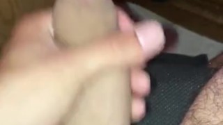 Jerk off cum before bed