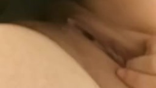 Girl plays with pussy as it drips wet in a public bathroom