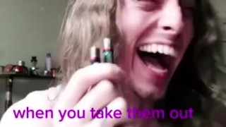 Taking her batteries out