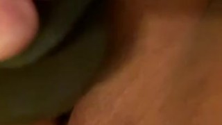 Tight Latina pussy soaks dildo
