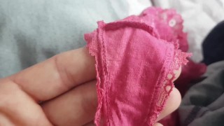 Dirty panties found in her bed