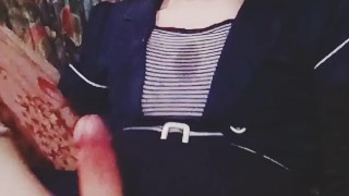 Cute Trap Jerks Off His Sweet Cock By Fucking Himself In The Ass With His Finger