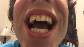 Vore: Alpha Taunts Shrunken Pansy Before Eat