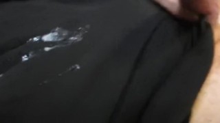 upside down cumshot into my own mouth and face and shirt