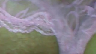 Sexy little slut taking huge bbc down her throat