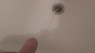 Peeing in sink 