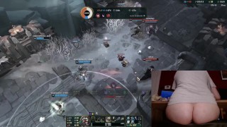 Playing League of Legends with clit sucking toy League of Legends #19 Luna