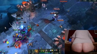 Playing League of Legends with clit sucking toy League of Legends #19 Luna