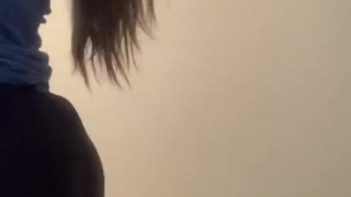 Wife teases while home alone