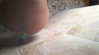 FUCKING MY PUSSY IN THE CAMP QUARANTINE SHOWER!!!