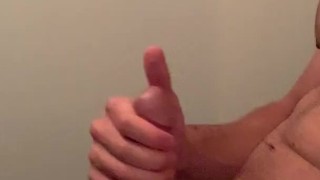 YOUNG MUSCLE STUD JERKS OFF HUGE 8 INCH MONSTER COCK! SHOOTS HUGE LOAD OF CUM (CUMSHOT)