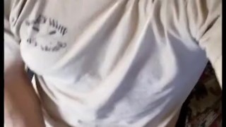 big cock quiet stroking and cum