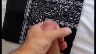 big cock quiet stroking and cum