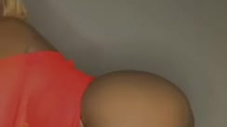 Twerking phat Ebony pussy 