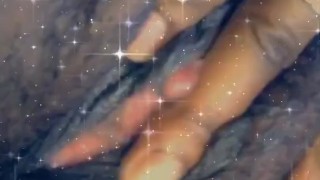 Teasing my pretty wet clit