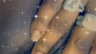 Teasing my pretty wet clit