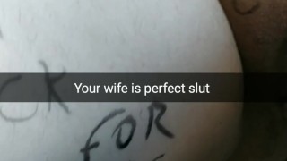 My wife is a perfect slut for free fucking [Cuckold. Snapchat]