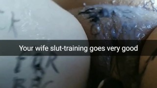We train you wife 24/7 non stop. Soon she will be perfect dumb whore for fucking [Cuckold.Snapchat]