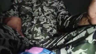 army man with toys on ass