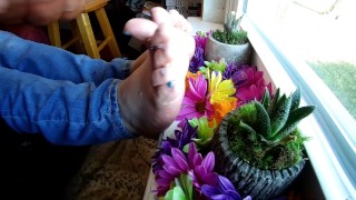 Jerk off foot tease 2