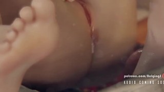 Elena Fisher - Anal creampie / squirt