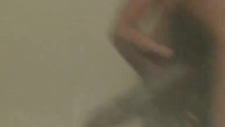 Stroking my long black dick