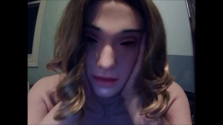 Kathy and Playmate Pt1 ! Masking in female silicone mask Kathy