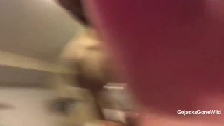 Hot boy fucks his new toy with his big dick