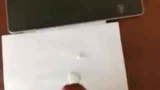 Rock hard boy cums twice jerking off