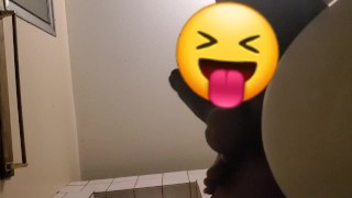 Hand job in bathroom prt.4